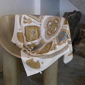 New Women Square 100% silk scarf 90x90cm